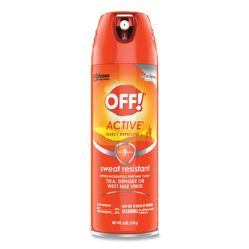 OFF!® Active Insect Repellent, 6 Oz Aerosol, 12-carton freeshipping - TVN Wholesale